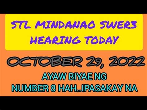 stl mindanao hearing today
